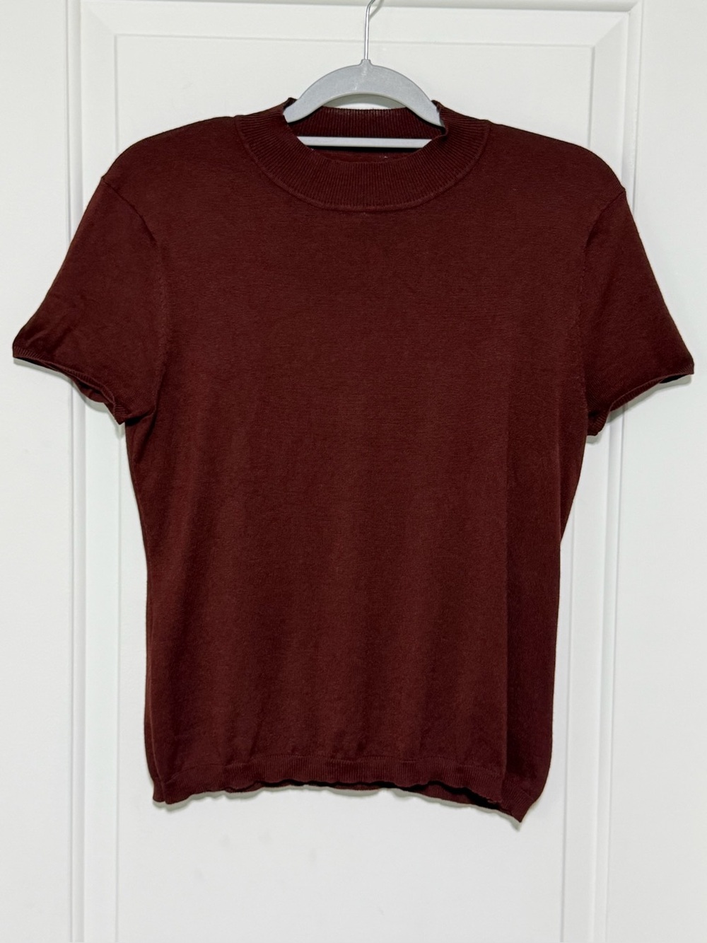 Philosophy Short Sleeve Knit Top